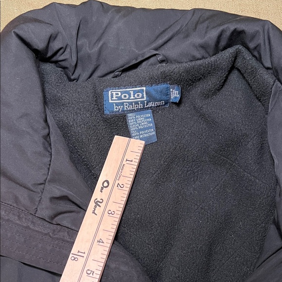 Vintage Polo by Ralph Lauren Men's Navy Windbreaker - Picture 2 of 12